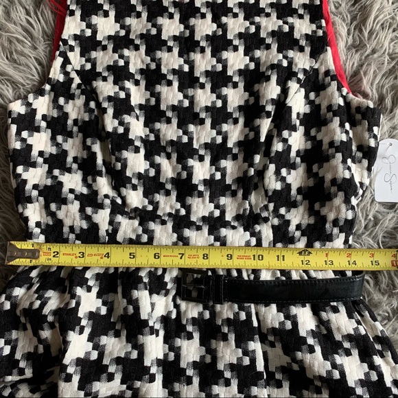 Sassy Jessica Simpson Houndstooth Dress NWT - Picture 8 of 9